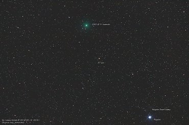 Kometa C/2018 Y1 Iwamoto #kometa #c2018 Y1 #iwamoto #chojnice #noc #gwiazdy #pomorskie #astrofoto