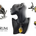 komplet biżuterii z bursztynem - www.silverum.com.pl #sklep #internetowy #silverum #srebro #Gdańsk #artystyczna #wisiorek #pierścionek #komplet #nowoczesna #bursztyn #biżuteria #unikatowa #oryginalna
