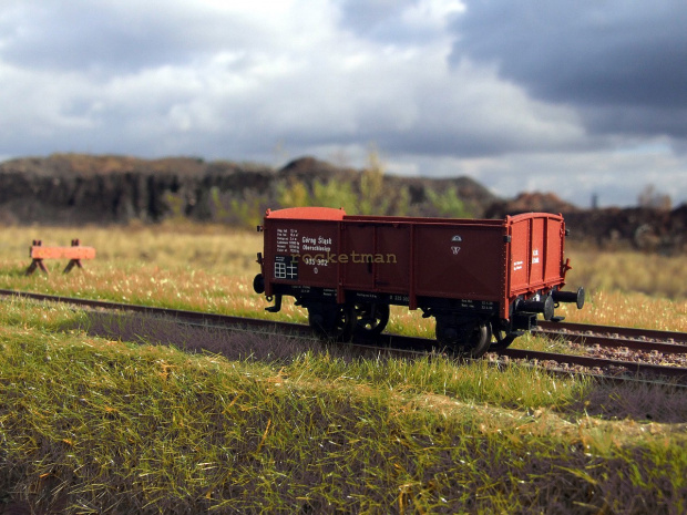 Model węglarki metalowej o łatowności 15 ton zarządu kolejowego Górny Śląsk z epoki II Skala 1:87 H0. Konwersja rocketman. #wagon #towarowy #H0