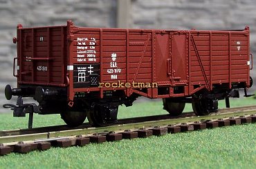 Model wagonu towarowego bez hamulca stosowanego na P.K.P. Skala 1:87 H0. Epoka II. Konwersja rocketman. #PKP #wagon #towarowy H0