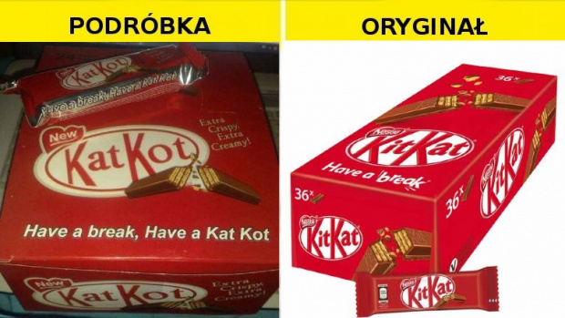 #Podróbka Kit Kat