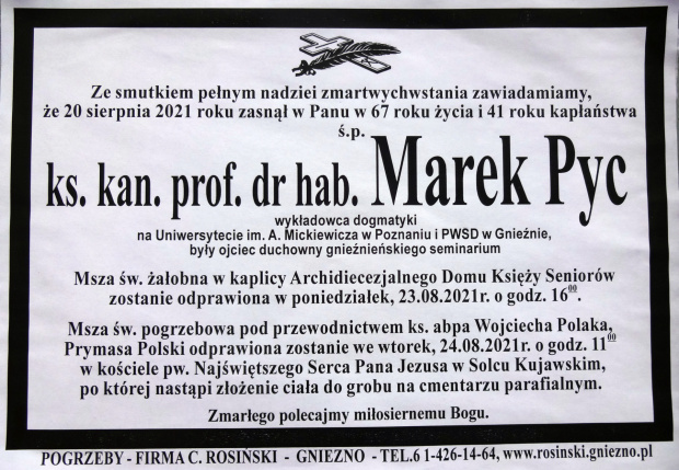 ks. kan. Marek Pyc