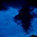 Tornado idące na Kretowiny jezioro Narie.