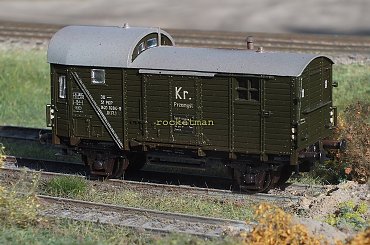 Wagon kierownika pociągu towarowego tzw brankard. Stacja macieżysta Przemyśl DOKP Kraków PKP epoka VIa. Skala 1:87 H0. #brankard #PKP #Przemyśl